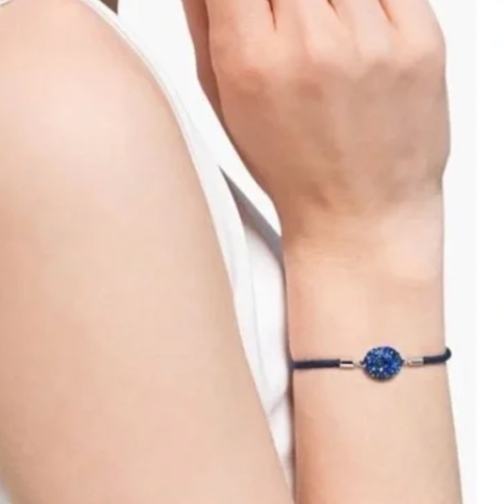Swarovski Crystal Power Collection Water Element Bracelet, Blue, Stainless